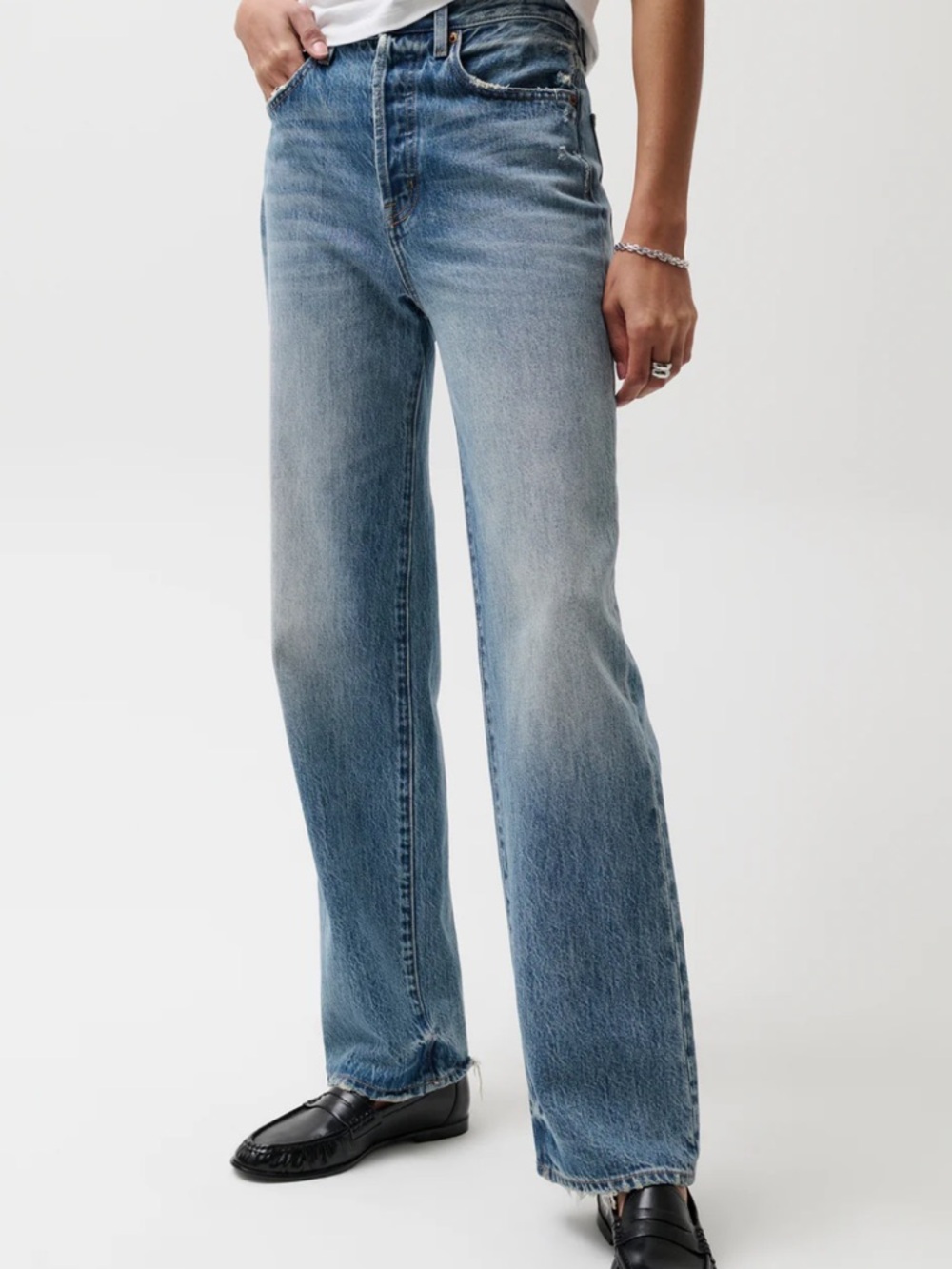 Pistola Cassie Super High Raise Straight Jean